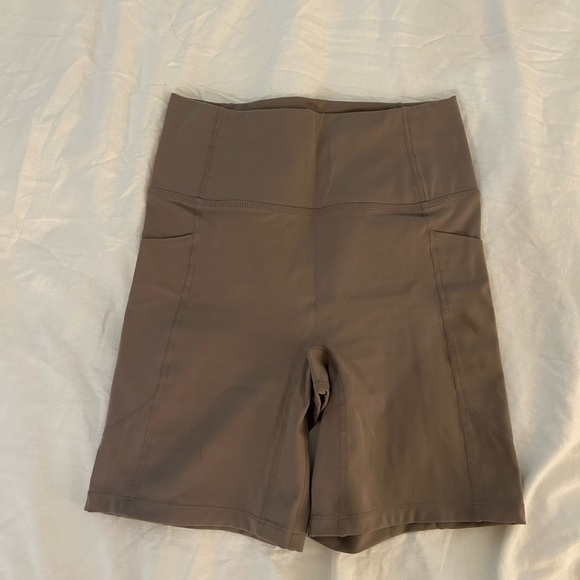 Le Oré Khaki Lucca studio bike shorts xsmall bandier - Picture 1 of 10